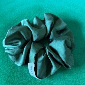 Tory Burch Forest Green Silk Hair Accessory